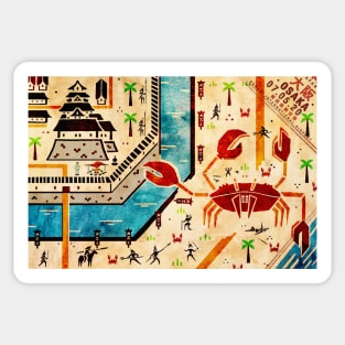 Osaka Crab Sticker